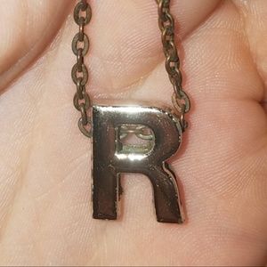 Antique R Necklace